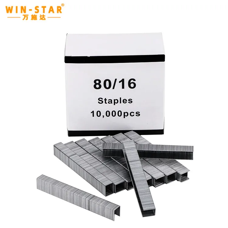 WINSTAR Furniture staples 8016 Stapler PINS Picture frame wood pushpin 8010 pneumatic gun nails 8012 staples 8014 air gun nails
