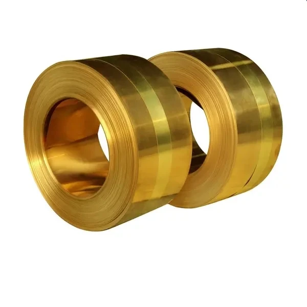 Export high quality 1mm 2mm C11000 C12000 C2680 C19010 alloy brass coil/tape for mechanical manufacturing