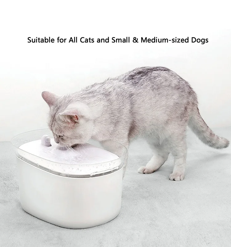 Автоматический дозатор воды Veken питьевой фонтан из углеродного волокна объемом л 10 литров для собак и котят