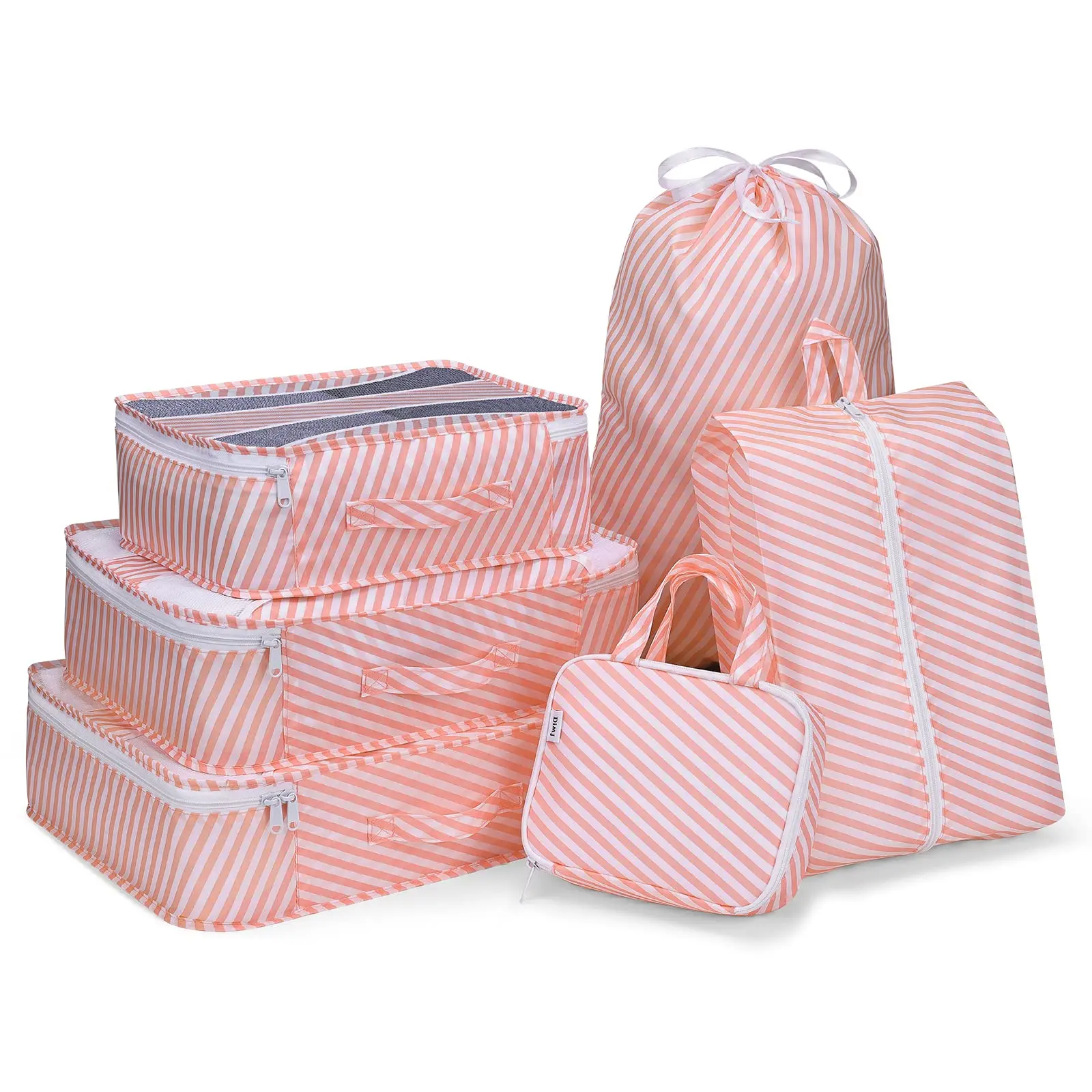 Custom Logo Travel Organizer Bags Set Shoe Cosmetic Clothes Storage Bag