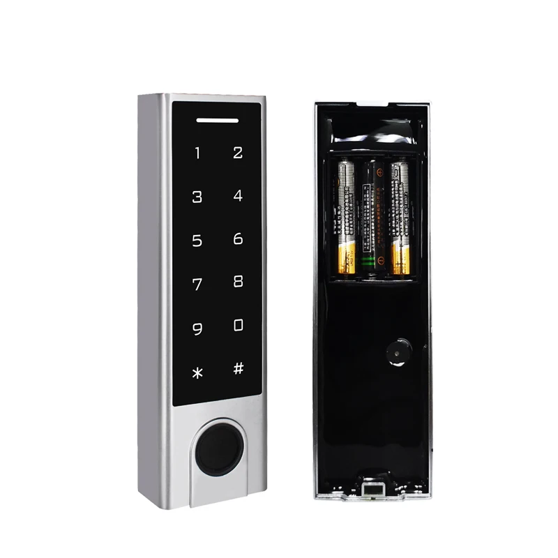 Fingerprint Access Control Kit Wireless Door Lock 433mhz Remote Control Invisible Lock Security Lock With Password Keypad