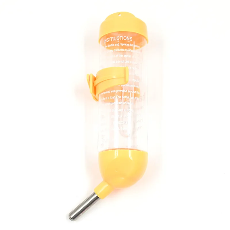 Plastic Hamster Drinker Water Bottle Dispenser Hanging Pet Guinea Feeder Rabbit Drinking Dispenser