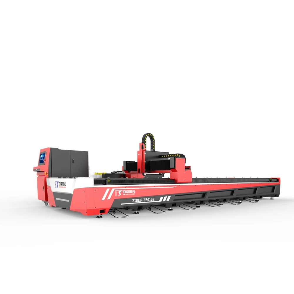Baisheng 6000*1500mm Raycus 1500w Cnc Fiber Laser Cutting Machine Manufacturer Germany IPG Fiber Laser 1000w 2000w 3000w 4000w