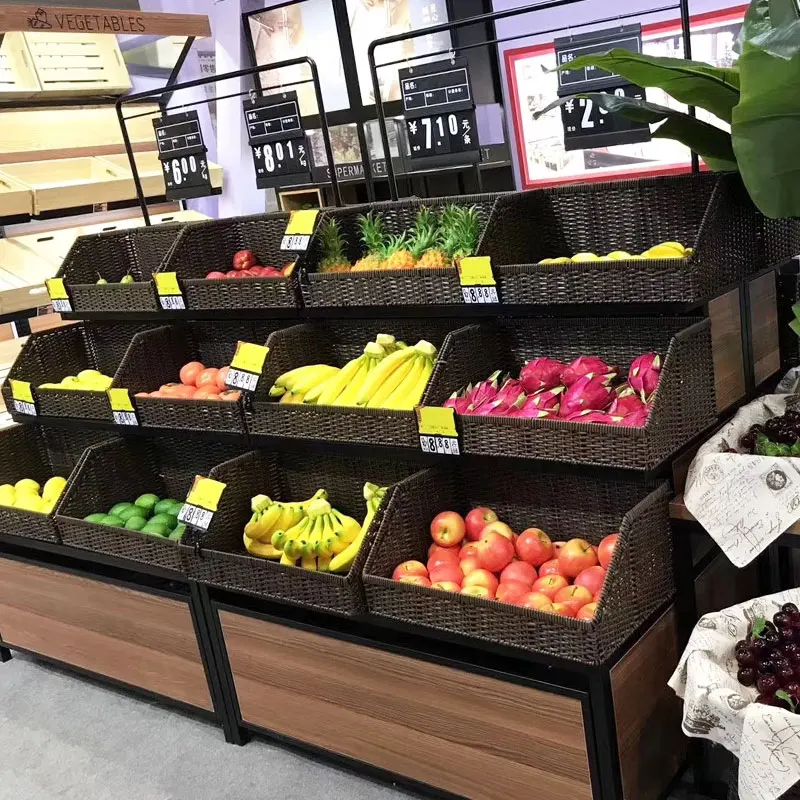 Полка для гондолы полка коммерческих овощей стойка продуктового магазина