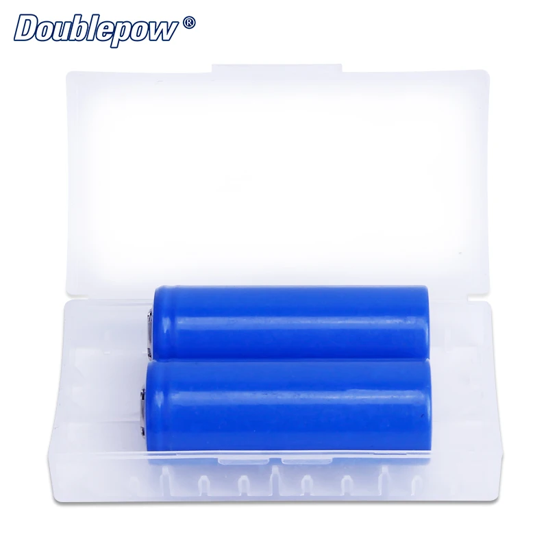 Doublepow IFR 18500 1000mah 3.2v lifepo4 rechargeable lithium battery for flashlight