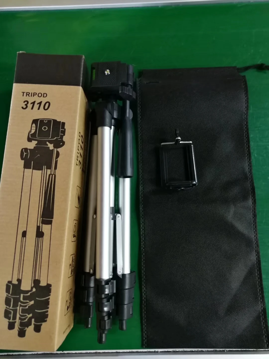 3110 Aluminum Alloy Video Camera Mobile Phone Stands 3110 Selfie Tripod Stand for Live Smart Phone