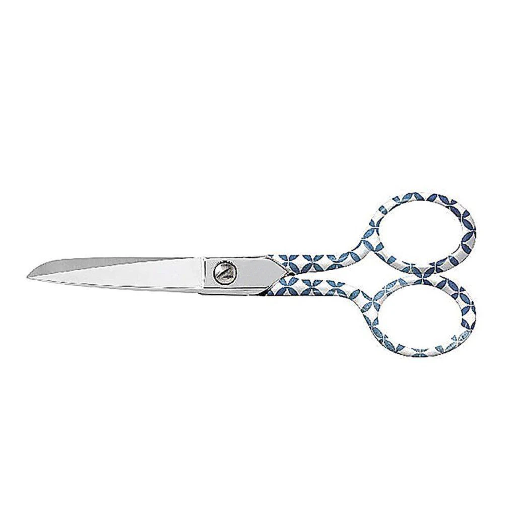 Premium quality stainless steel embossed embroidery scissors craft vintage beauty scissors