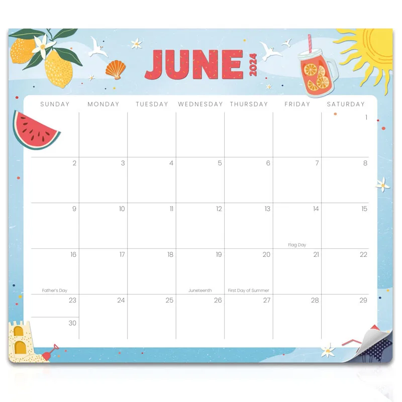 New arrival  Custom Diary To Do List Notepad Agenda 18 months Schedule Monthly planner Advent wall Fridge Magnet Calendar