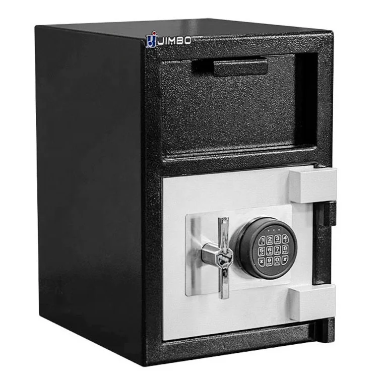 Jimbo Коммерческая твердая сталь сверхпрочная наружная комбинация фронтальная Поворотная загрузка падение деньги депозитный сейф