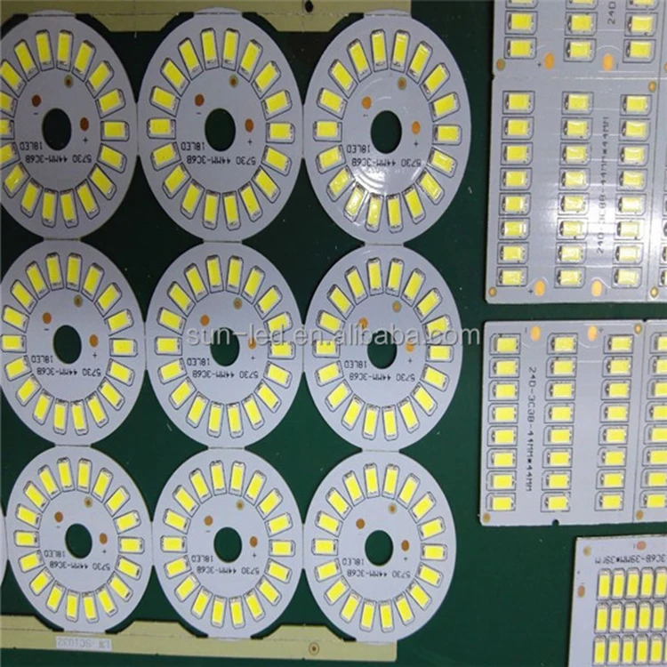 Высококачественная круглая алюминиевая Светодиодная лампа pcb smd светодиодная печатная плата используется для лампы