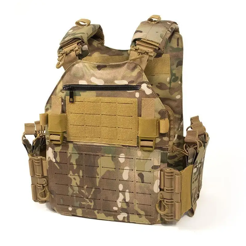 New arrival laser cut vest quick release combat hunting tactico antibalas plate carrier tactical vest