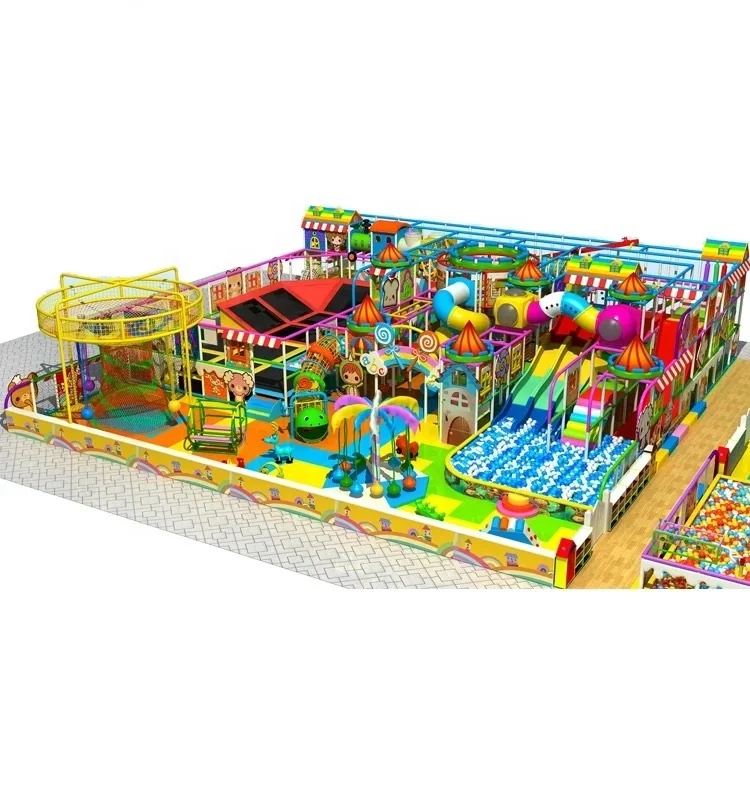 2020 New Design indoor water park kids play house indoor play structure for sale