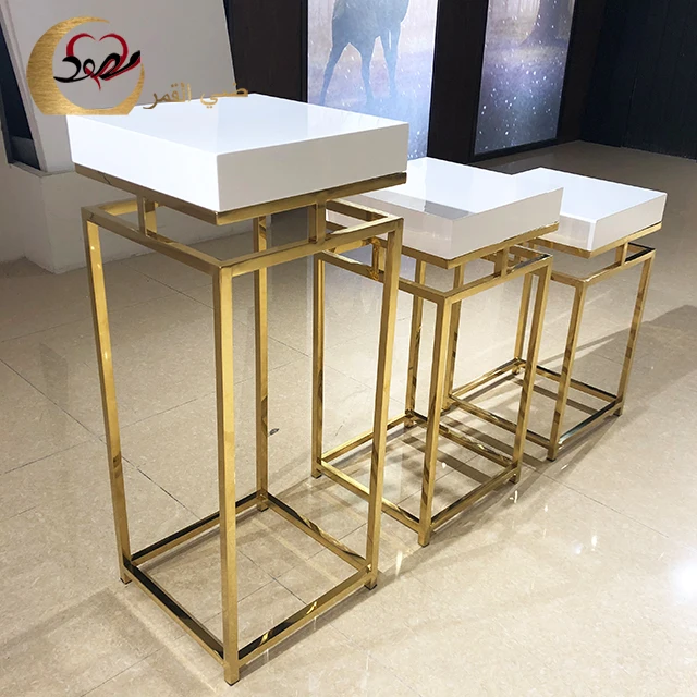 Wholesale hotel events furniture flower stand wedding stage decoration