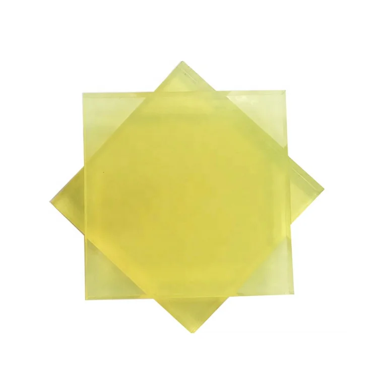 500mm*500mm*2mm High Quality Thermoplastic PU Thick Panel Polyurethane Rubber Block