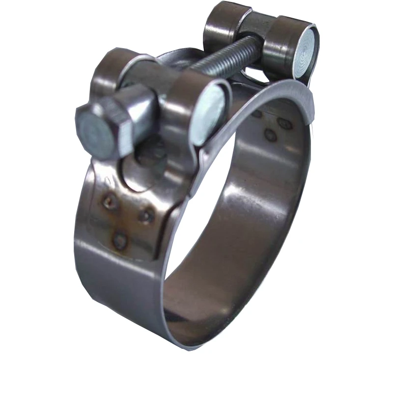 304 316 SS Heavy Duty single Bolt Hose Clamp gas hose clip