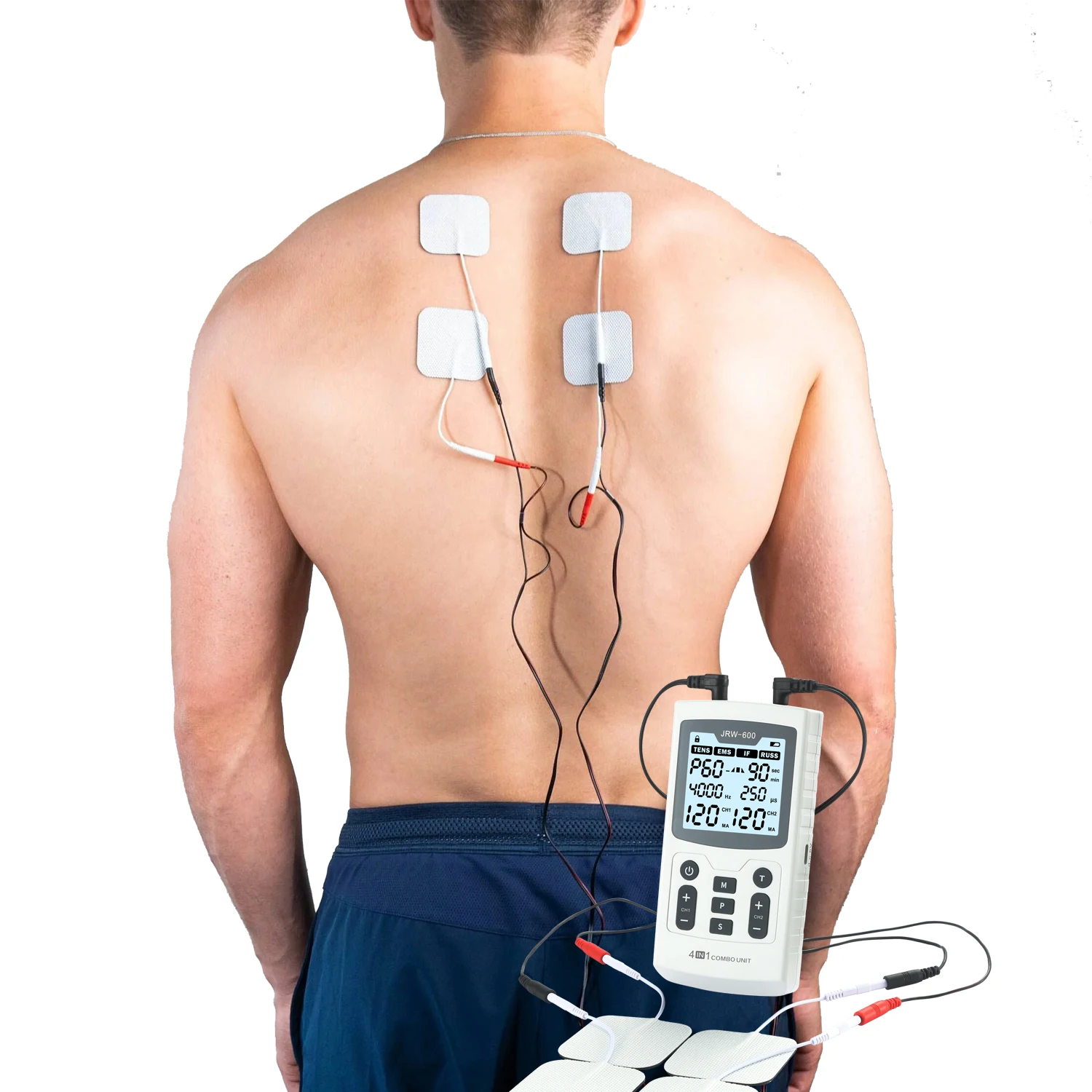 1-4000Hz Multifunctional intermediate frequency electrotherapy device IFT Russian TENS EMS Device for Physiotherapy Rehabilitati