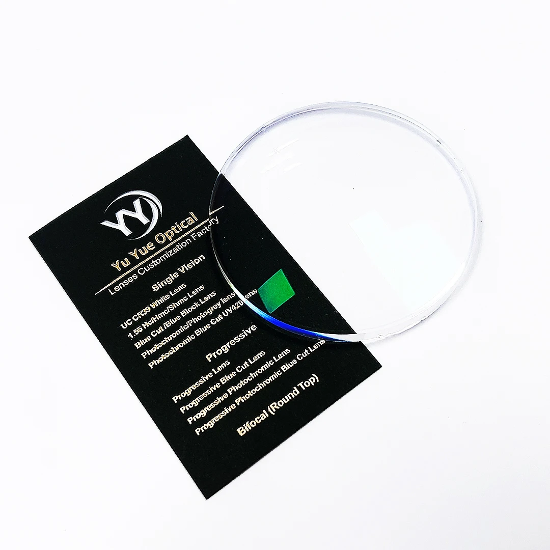 Top Quality 1.56 Hmc Blue Block Lens Uv420 Lentes Light Cut Ophthalmic Lenses