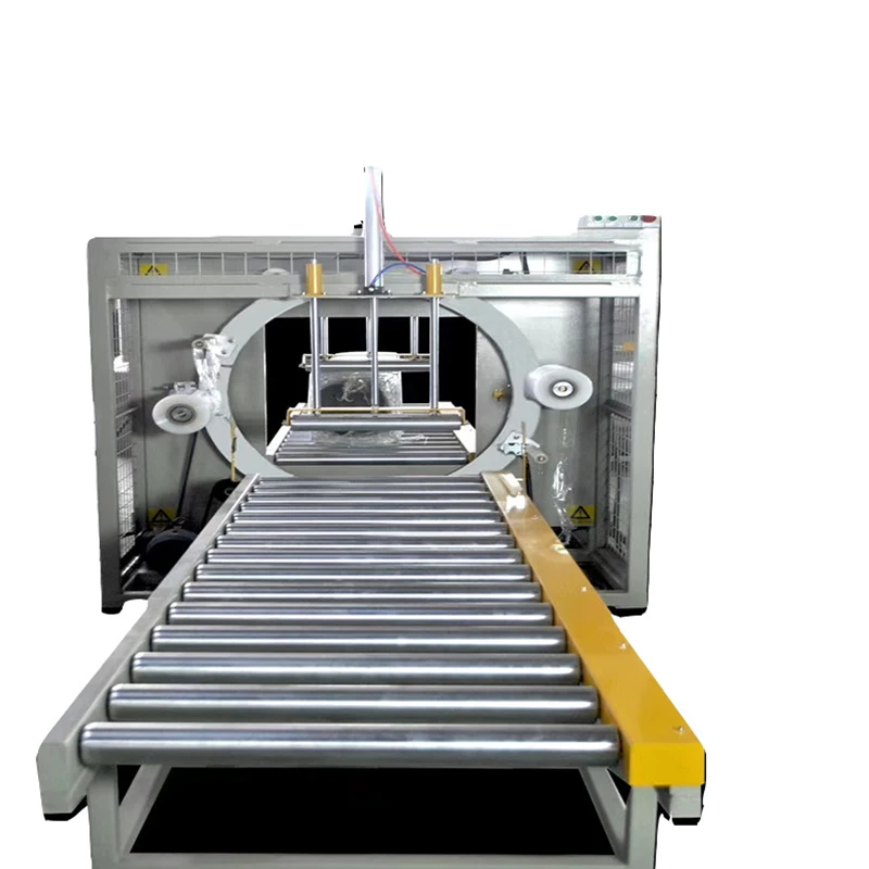 Горизонтальная машина для намотки поддонов, упаковочная машина для намотки пленки поддонов