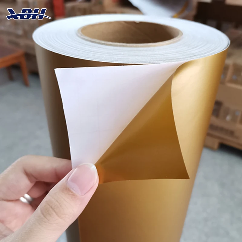 XBH On Stock New Matte Vinyl Sticker Self Adhesive Vinyl Paper Car Wrap Vinyl Roll