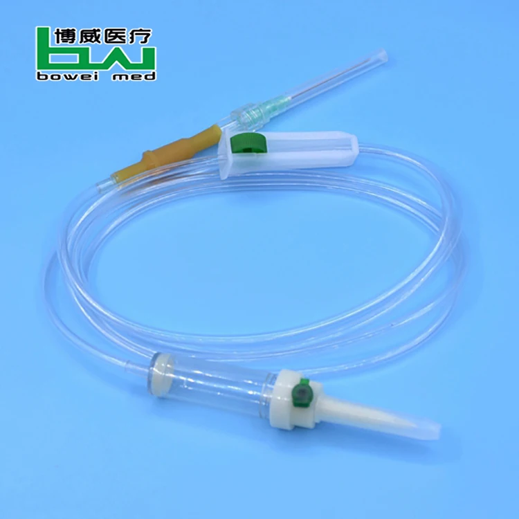 
Disposable medical saline parts of iv infusion giving set for infusion pump pediatric luer lock/luer slip iv infusion set 