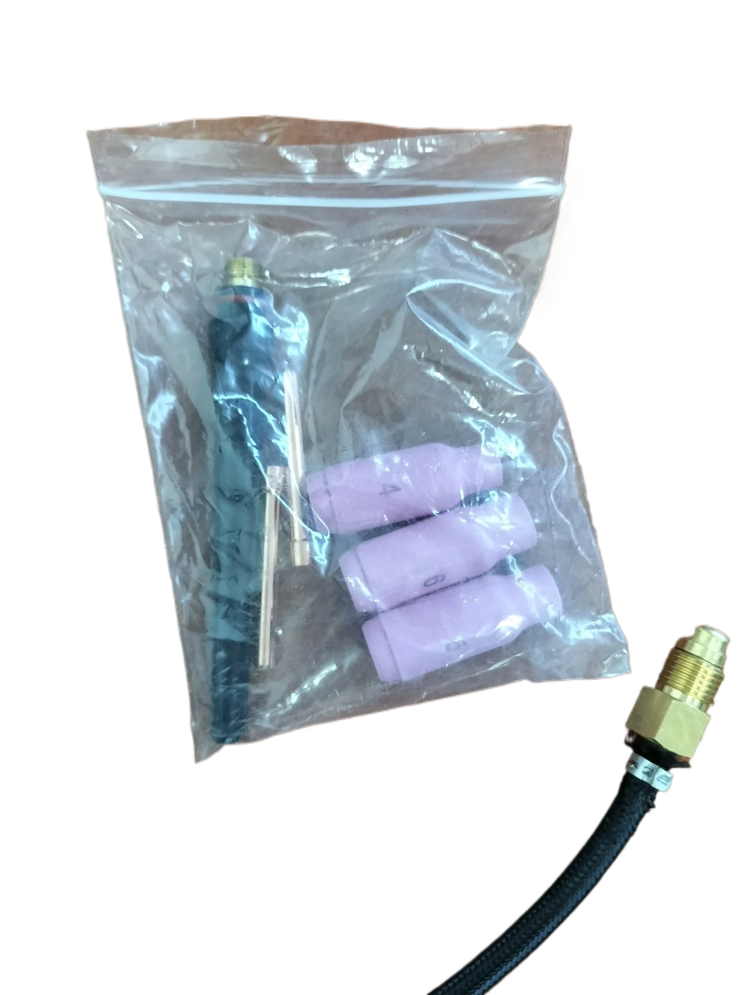 ESSEN TIG Torch with Flexible Handle With Valve Tungsten Argon Arc WP26 gas cooled TIG 26