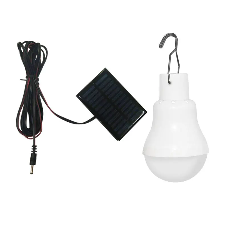 Solar LED Emergency Camping Light hanging Bulb solar lights 200lm Rechargeable outdoor energy lamp Waterproof Hiking Climbing