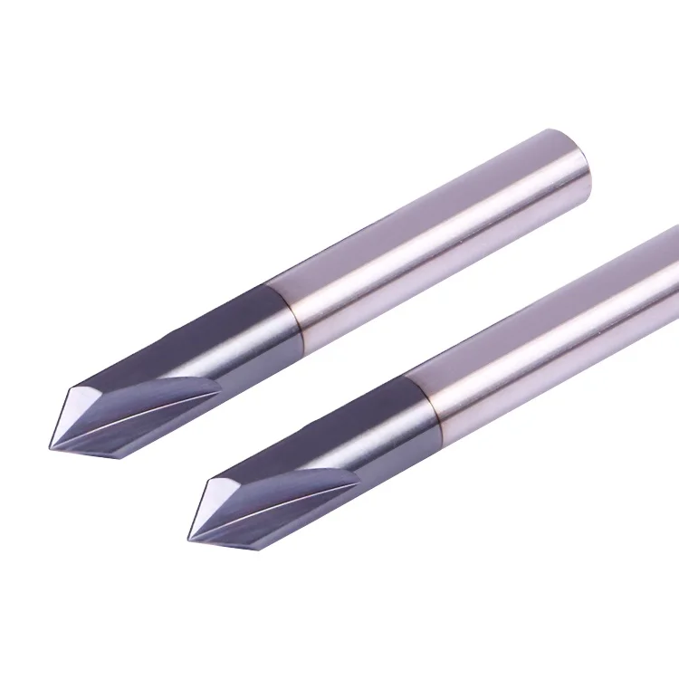 Chamfer Drill Bit 3 Flute Carbide Chamfer Cutter For Steel Metal