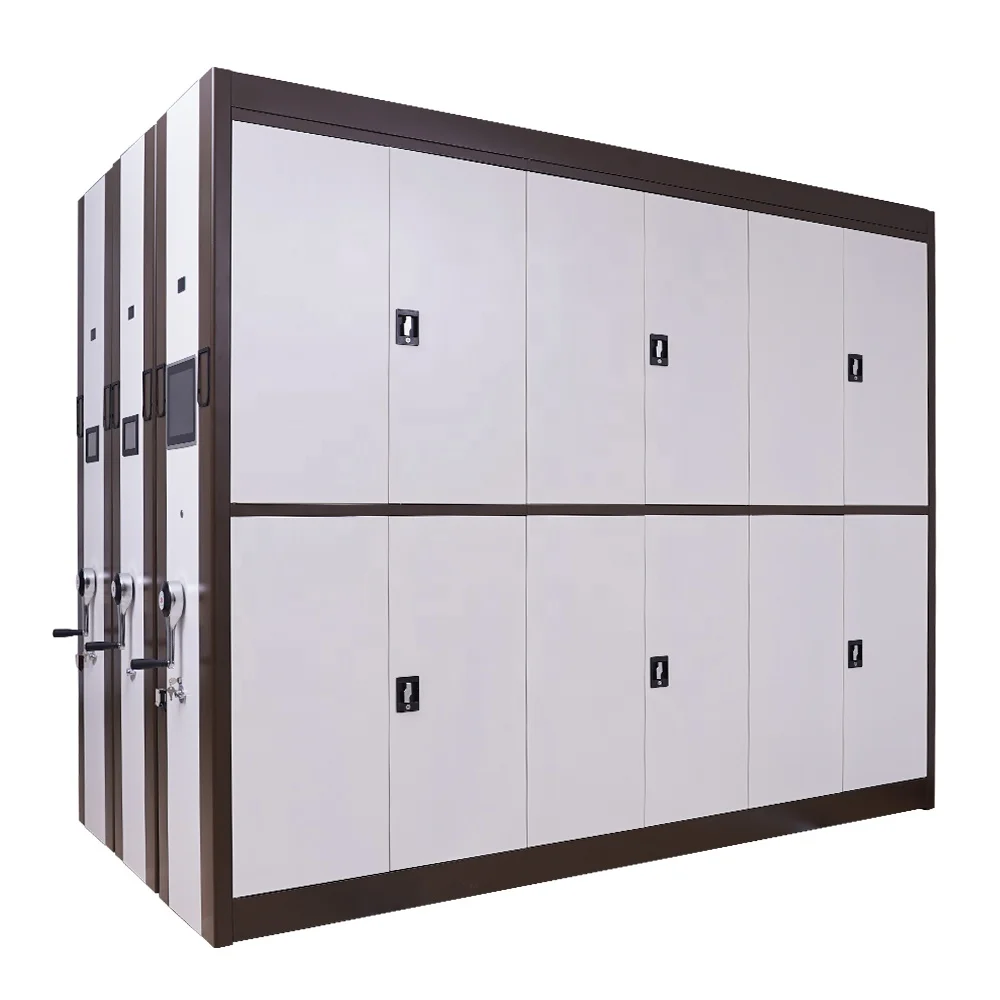 Space saver Luoyang Manual Compact Filing Mobile Mass Shelving Archive Cabinet Mobile Compactor