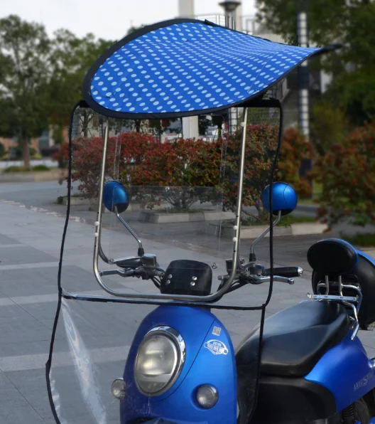 2020 New Wonderful Detachable Foldable Electric Car Shelter 7 Character Car Pent Winter Motorcycle Windshield