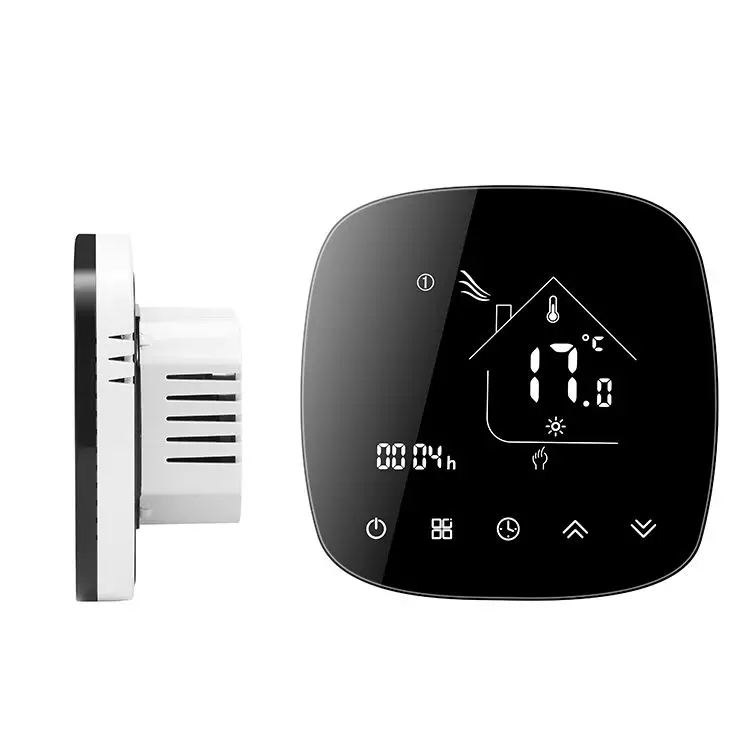 Black color BACnet  Nest Learning HVAC Systems Part Air Conditioner Thermostat for  Hospital School & Dining