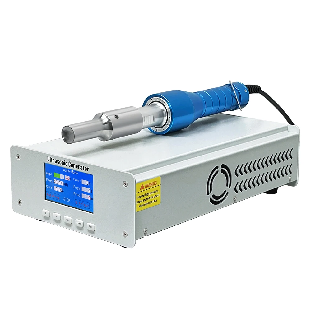 Factory Price Manual Ultrasonic Welding Machine for Plastic Blister Food Plastic Container Spot Welding Sealing