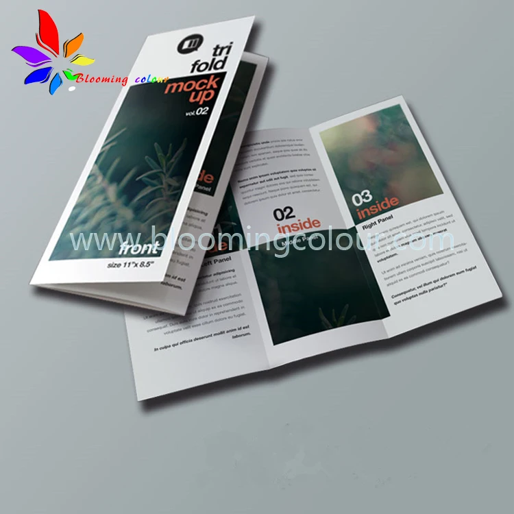 China Factory Supply Custom printing tri folding Instruction User Manual