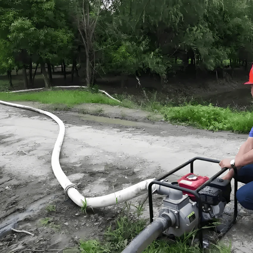 Agricultural irrigation, flood control and rescue, high-quality portable gasoline powered water pumps
