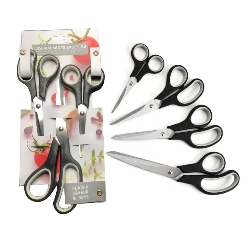 Office Cutting Tools Basics Multipurpose Comfort Grip Stainless Steel Office Scissors