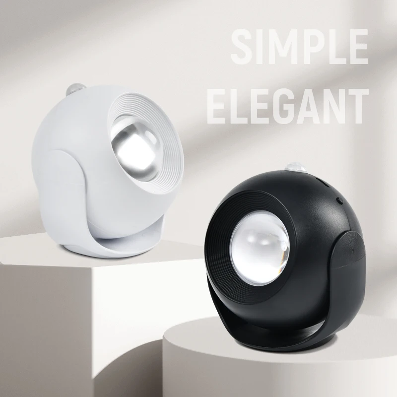 Human Body Sensor Smart Night Led Light With Motion Sensor Wall Light Rechargeable Battery Type Sunset Lamp