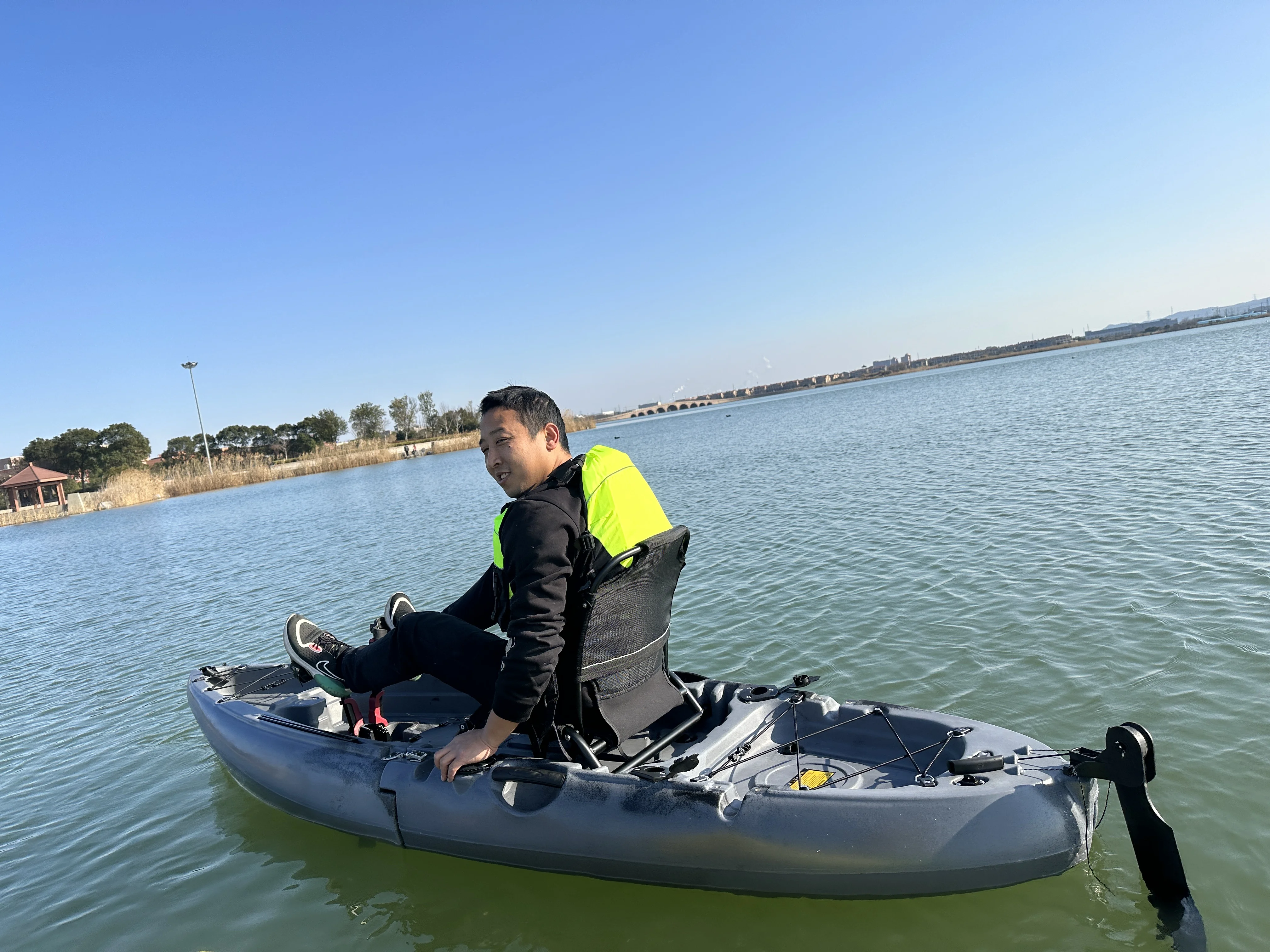 Оптовая продажа рыболовная педаль со съемной ножкой для морского рыбалки электрическая легко носить с