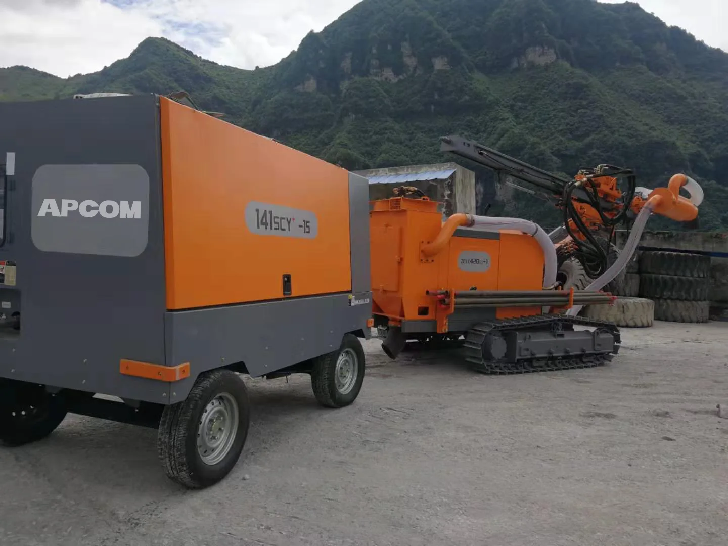 ZGYX 420 гусеничная дрель ingersoll rand ecm720 DTH буровая установка ZEGA Kaishan Thydraulic crawler смонтированная буровая машина dth