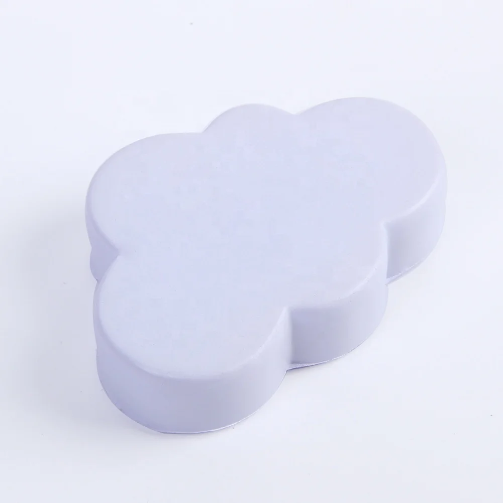 Anti Stress Cloud Stress Ball PU Foam Custom Toy Balls Metal Unisex Unisex Gift Bulk Order 1 Piece/opp Bag Accept Customized