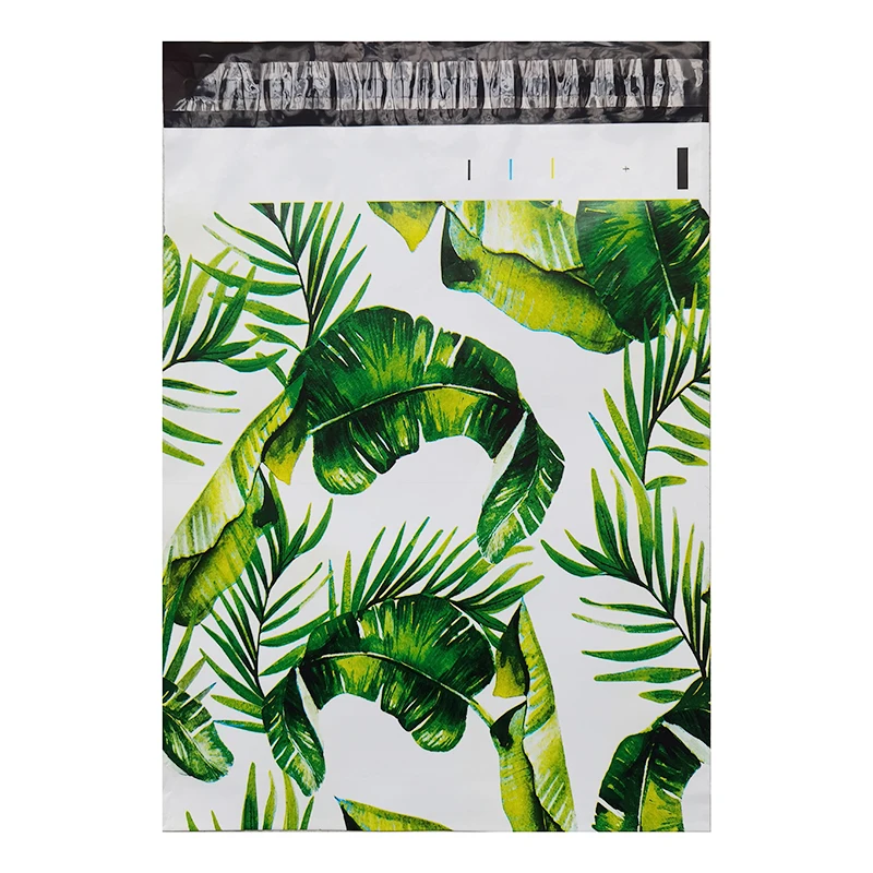 Eco friendly double tape poly pink mail envelope  polymailer shipping courier package bag