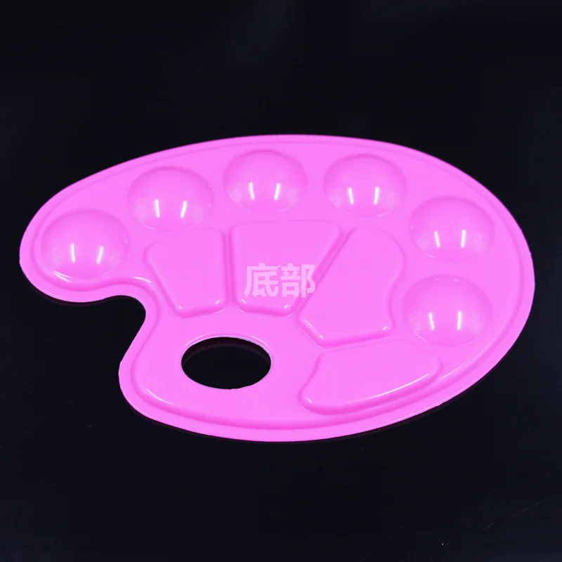 Plastic Palette Art Paint Plastic Drawing Tray Color Palette For Oil Watercolour White Painting Pallet