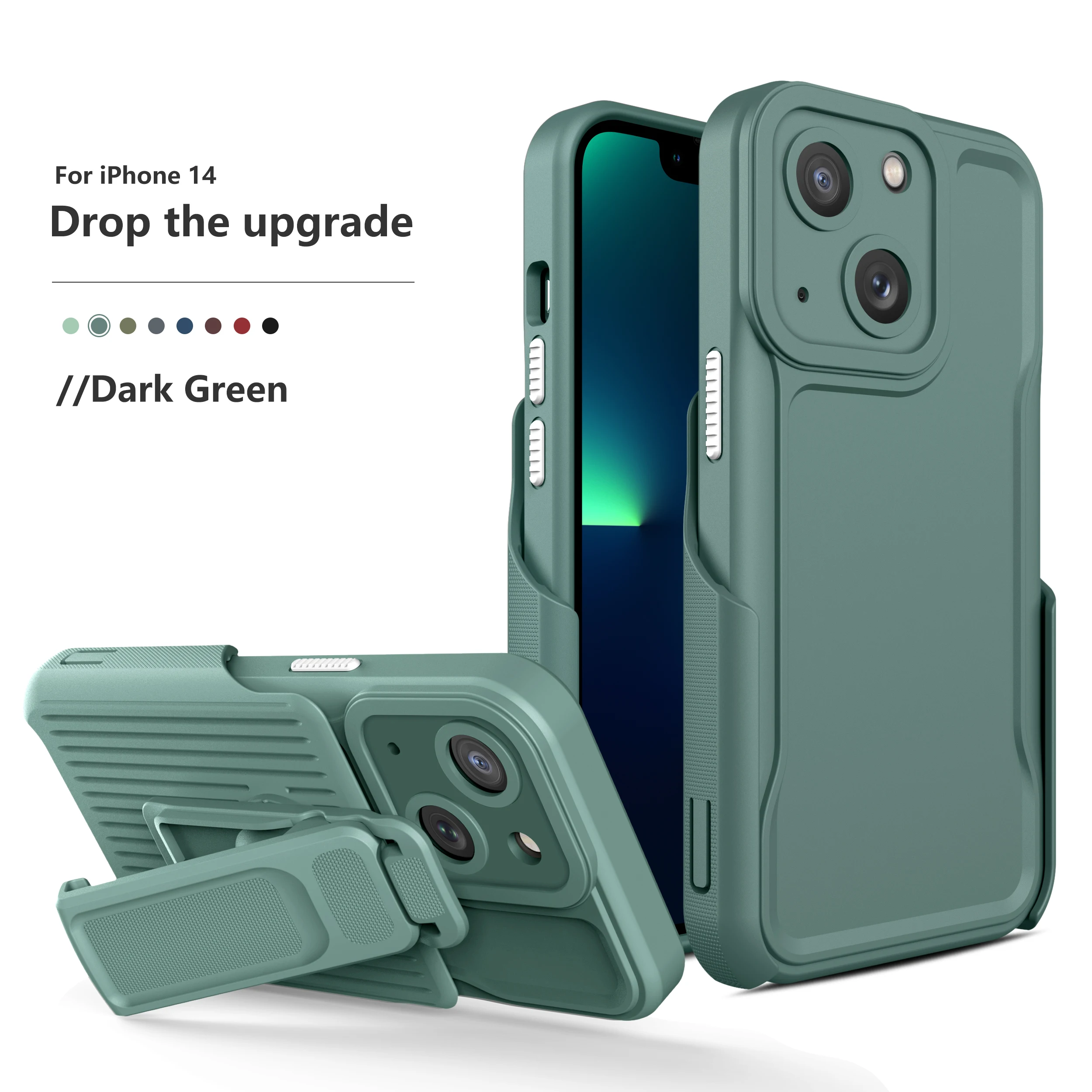 Wholesale Outdoor Sports for  iphone 14 pro max cover phone case luxury with back clip