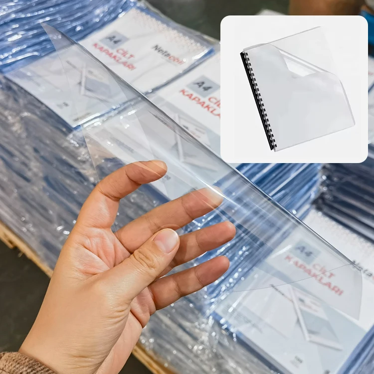 A3 A4 Size Pack Packaging Rigid PVC Sheet Binding Cover Sheets