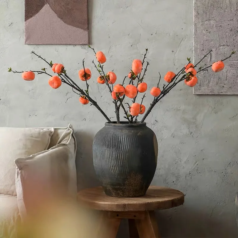 New arrival rustic vintage style terracotta planter flower pots home garden balcony ceramic pots for flower plant