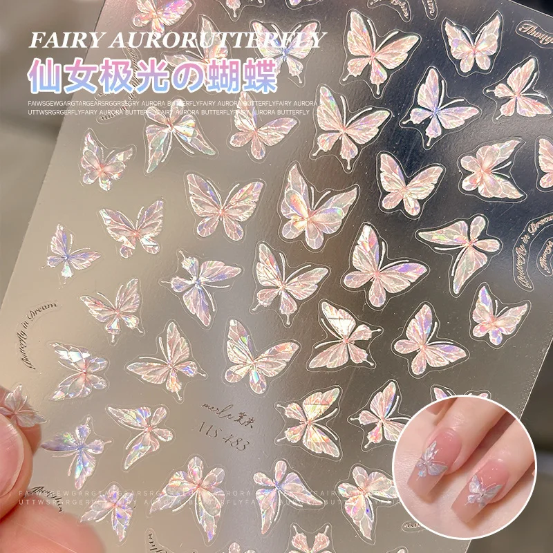 High Quality 3D Korean Style Press on Nails Short Gradient Nude ABS Flexible Tips sticker with Strong Glue Set Made of Plastic