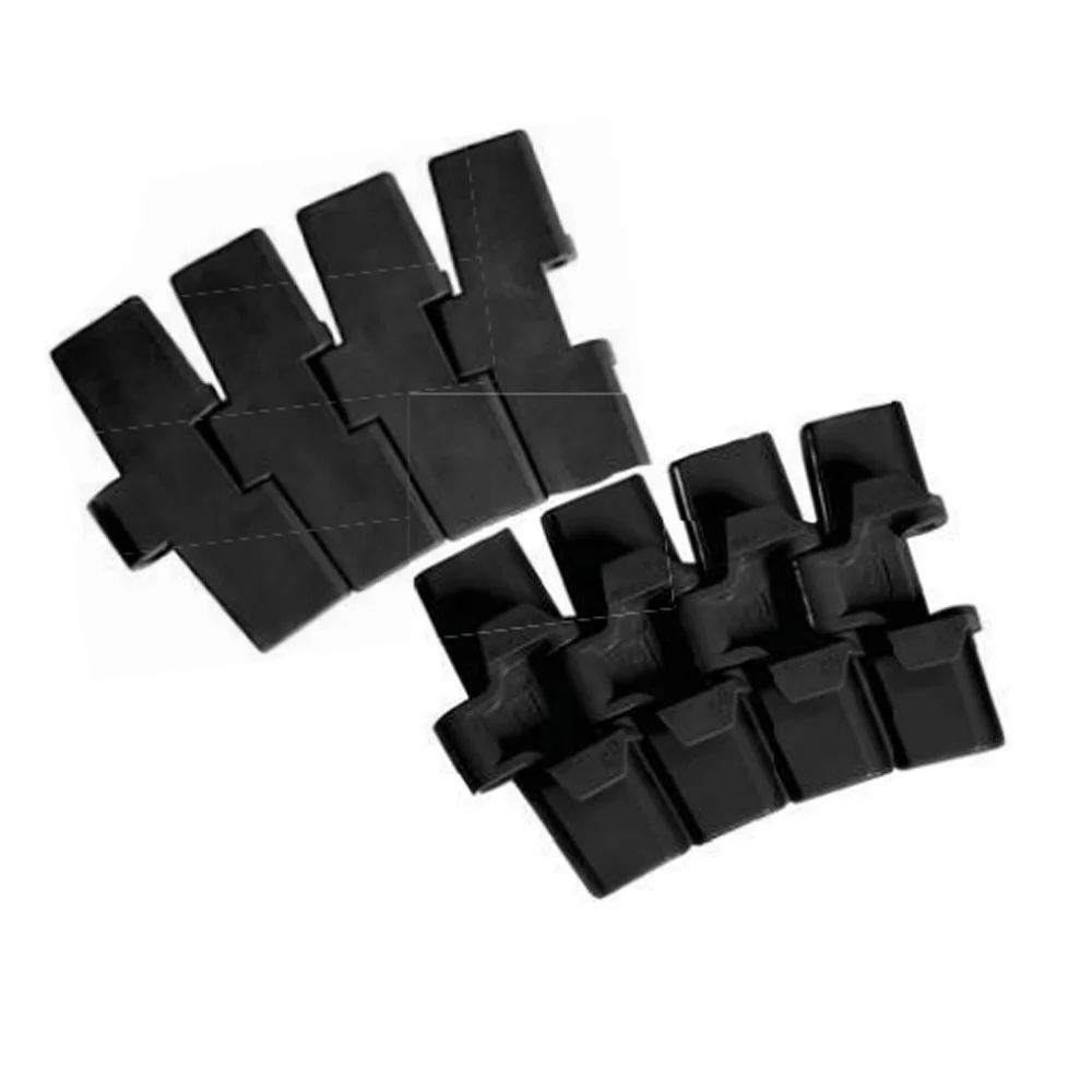 Новый дизайн, черная Гибкая производственная конвейерная Антистатическая настольная пластиковая цепь Sideflex