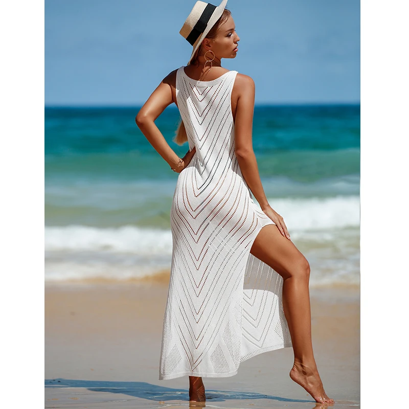 Women Swimsuit Cover Up Bathing Suit Kimono Long Beach Dress Floral Lace Bikini Swim Cover Up for Women