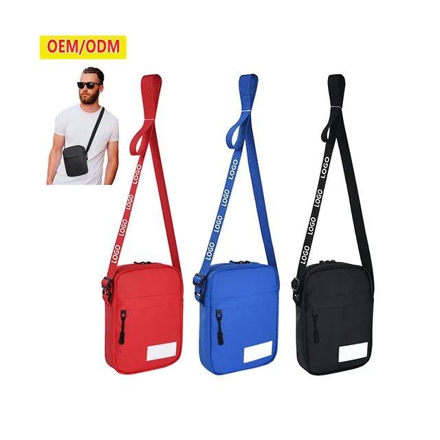 Custom Side Bags Sublimation Unisex Single Women Shoulder Cross Body Satchel Bag Men Messenger Crossbody Hand for