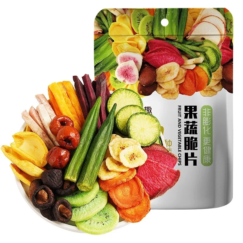 Fruit and Vegetable Crispy Mixed Pack Dry Frozen Dried Fruit Okra Mushroom Snack Health freeze dried fruits and vegetables