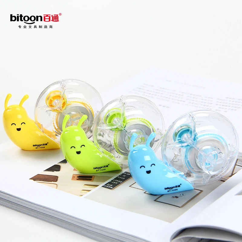 European New Fashion School Office Stationery Wholesale Unique Cute Cartoon Children Snail Correction Tape