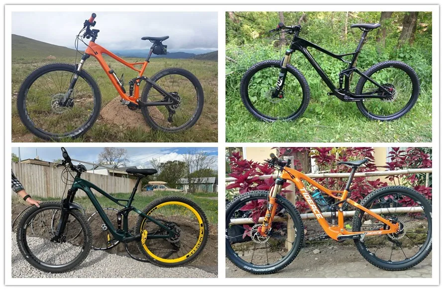 29er полностью углеволоконная Подвеска mtb без имени OEM ODM 29 или 27 5 plus 148 мм велосипедная